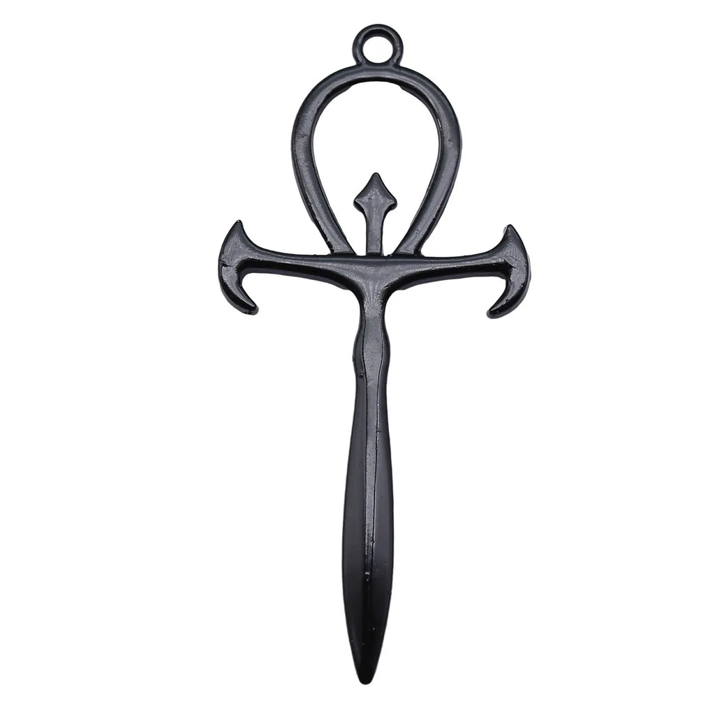 59x28mm 4.4g Multicolor Zinc Alloy Gothic Cross Charm Pendant for DIY Necklace Bracelet Making