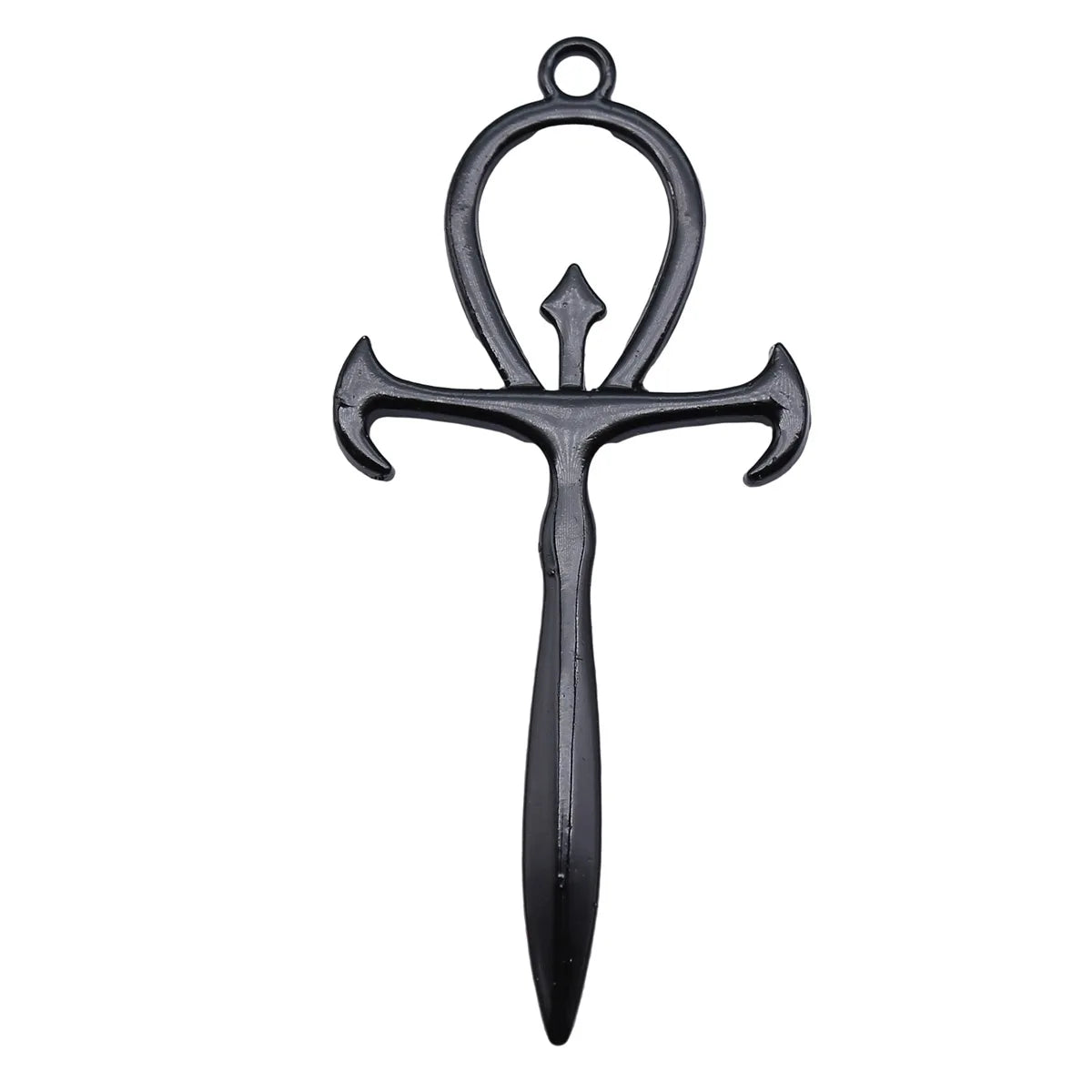 59x28mm 4.4g Multicolor Zinc Alloy Gothic Cross Charm Pendant for DIY Necklace Bracelet Making