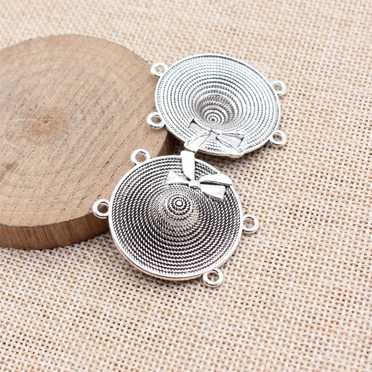 36x33mm 5g Multicolor Zinc Alloy 4 Hole Connector Charm for Body Chain Waist Chain Headpiece DIY