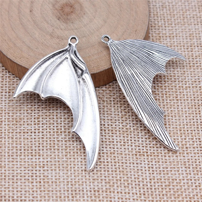 32x53mm 5g Multicolor Zinc Alloy Dragon Wing charm pendant for necklace bracelet DIY jewelry making