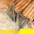 40x20MM Antique Silver Zinc Alloy Harp Charm Pendant for DIY Necklace Bracelet Jewelry Making