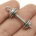 34x11x11mm 5.9g Multicolor Zinc Alloy Barbell Charm Pendant for DIY Bracelet Necklace Jewelry Making