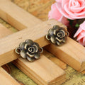 19x14MM Antique Silver Zinc Alloy Rose Charm Pendant for DIY Necklace Bracelet Jewelry Making