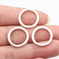 20x20mm 1.7g Antique Silver Zinc Alloy Round Ring Charm Pendant for DIY Necklace Bracelet Jewelry