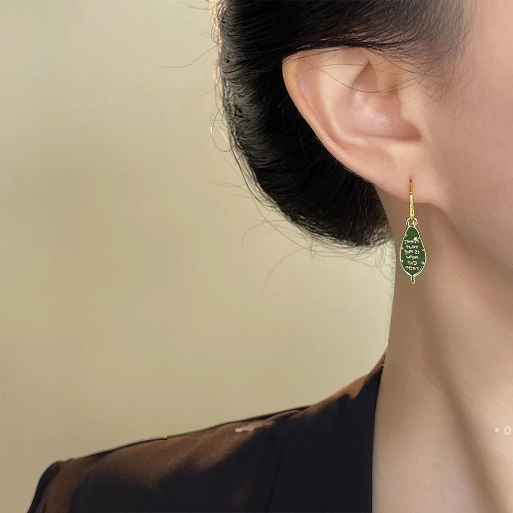 French Chic Geometric Zinc Alloy Drop Earrings, Minimalist Round Square Fashion Jewelry