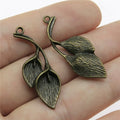 40x14mm 2.6g Multicolor Zinc Alloy Calla Lily Flower Charm Pendant for DIY Jewelry Making