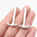 40x19mm 4.7g Multicolor Zinc Alloy Hammer Mallet Charm Pendant for DIY Necklace Bracelet Jewelry Making