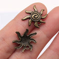 19x17mm 1g Multicolor Zinc Alloy Sun Celestial Charm Pendant for DIY Necklace Bracelet Making