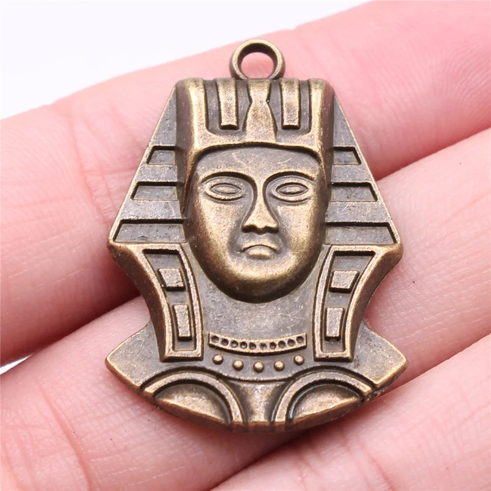 37x26mm 6g Multicolor Zinc Alloy Cleopatra Charm Pendant for DIY Necklace Bracelet Jewelry Making