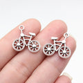 20x19mm 1.65g Multicolor Zinc Alloy Bicycle Charm Pendant for DIY Bracelet Necklace Jewelry Making