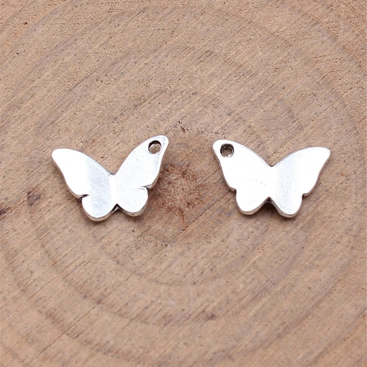13x8mm 0.45g Multicolor Zinc Alloy Butterfly charm pendant for earrings bracelet DIY jewelry making
