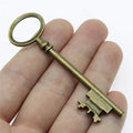 79mm 8.6g Multicolor Zinc Alloy Key Charm Pendant for DIY Necklace Bracelet Jewelry Making