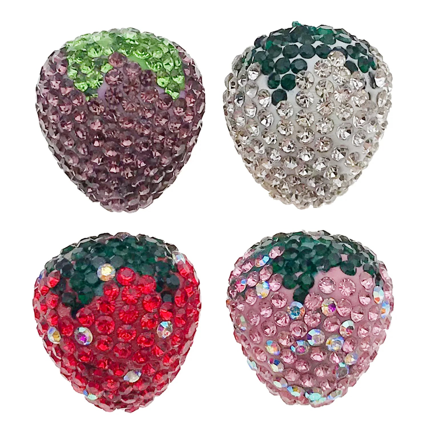Crystal Strawberry Beads