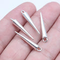 4x25mm 1g Multicolor Zinc Alloy Cone Charm Pendant for DIY Necklace Bracelet Jewelry Making