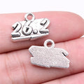 19x13mm 1.8g Antique Silver Zinc Alloy 26.2 Marathon Theme Charm Pendant for DIY Runner Jewelry