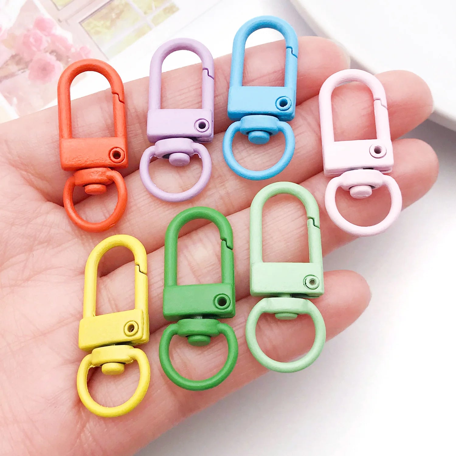 Enamel Zinc Alloy Spring Clasps Style 2141
