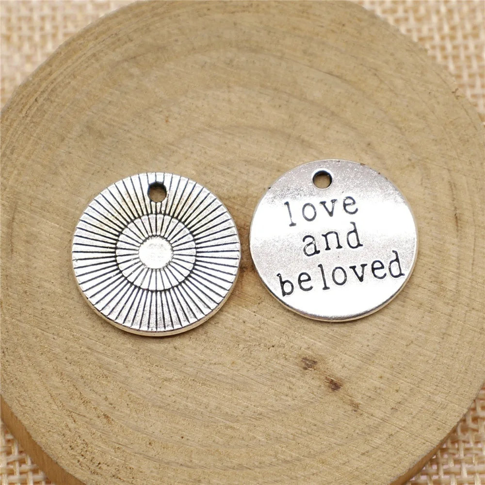 20mm 3g Zinc Alloy Letter Charm Pendants for DIY Bracelet Necklace Jewelry Making