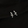 Gold Plated Copper Spiral Clip On Drop Earrings Sweet Cool No Piercing Jewelry