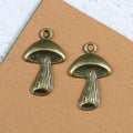 28x18mm Zinc Alloy Mushroom Charm Pendant for DIY Necklace Bracelet Jewelry Making