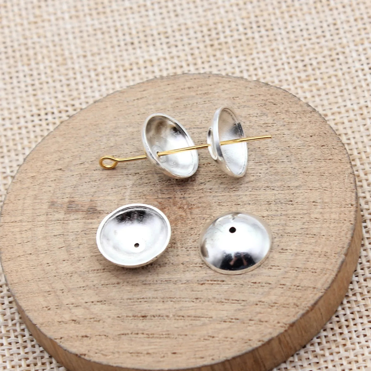 13x13x4.2mm 0.83g Antique Silver Zinc Alloy Flower Bead Caps for Garment Decoration DIY Jewelry Making