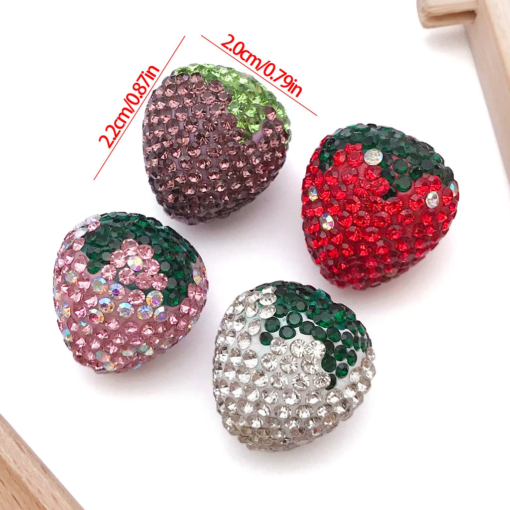 Crystal Strawberry Beads