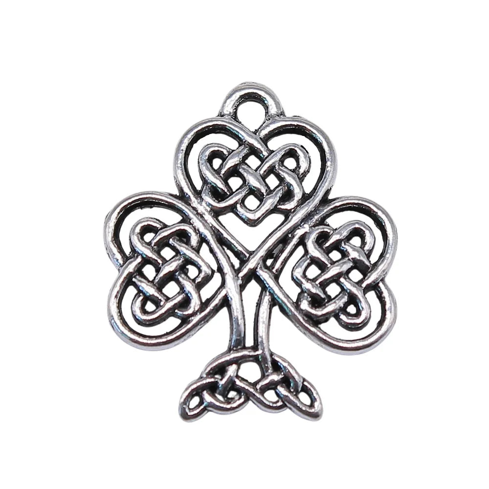 19x23mm 1.5g Antique Silver Zinc Alloy Heart Tree Charm Pendant for DIY Necklace Bracelet Making