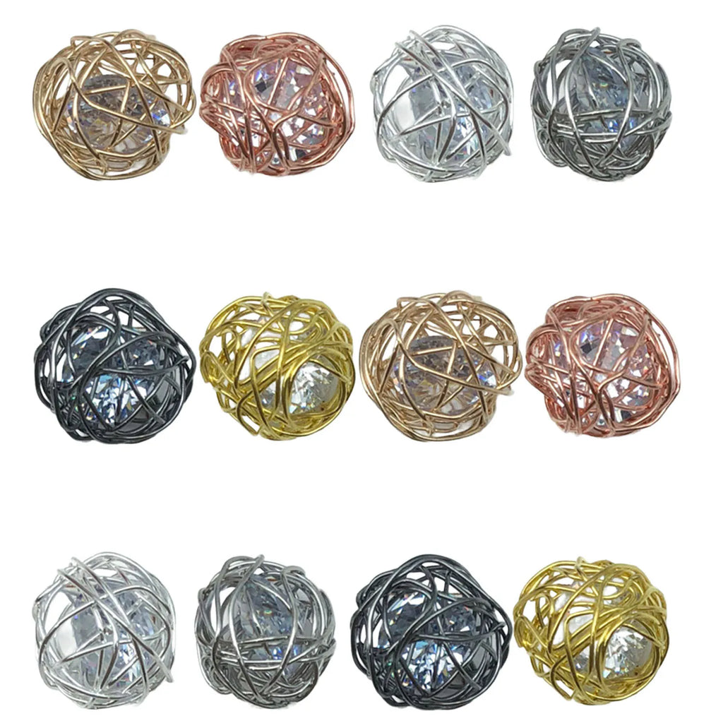 Iron Hollow Beads