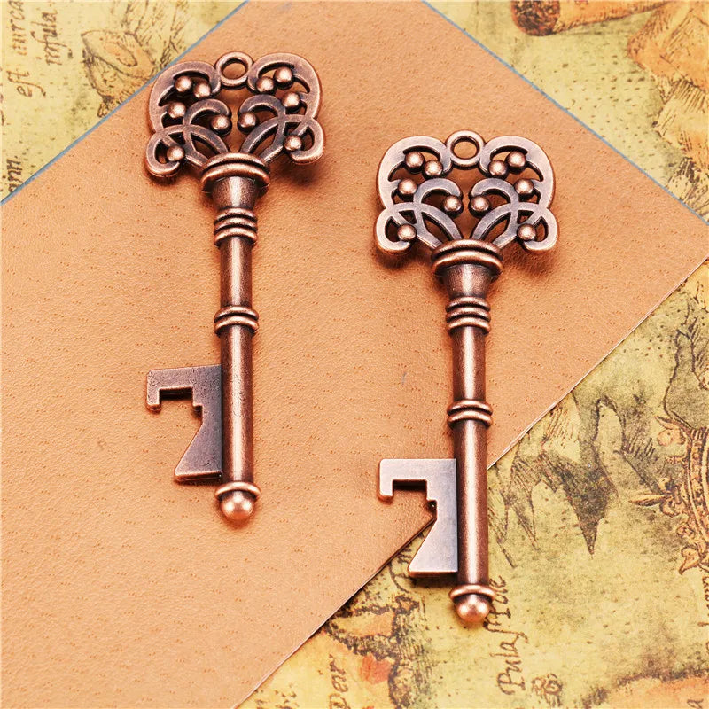 76x26mm Zinc Alloy Key Charm Pendant for DIY Necklace Bracelet Jewelry Making