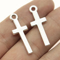 30x11mm 1.4g Multicolor zinc alloy Cross charm pendant for DIY bracelet necklace jewelry making