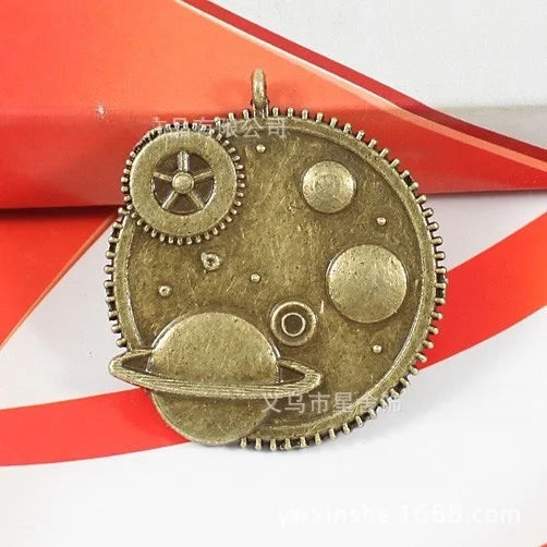 41x37MM Zinc Alloy Galaxy Charm Pendant for DIY Necklace Bracelet Jewelry Making