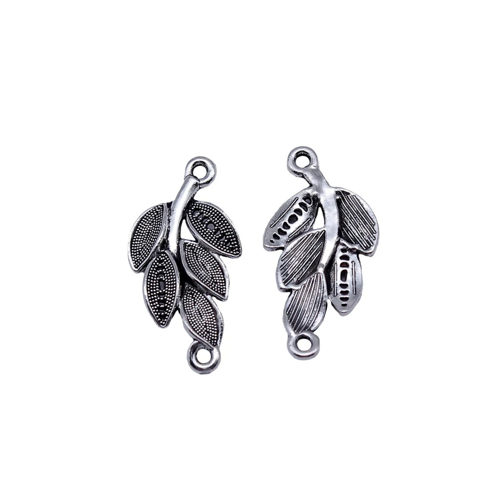 24x12mm 0.91g Antique Silver Zinc Alloy Tree Branch Charm Pendant for DIY Necklace Bracelet Making
