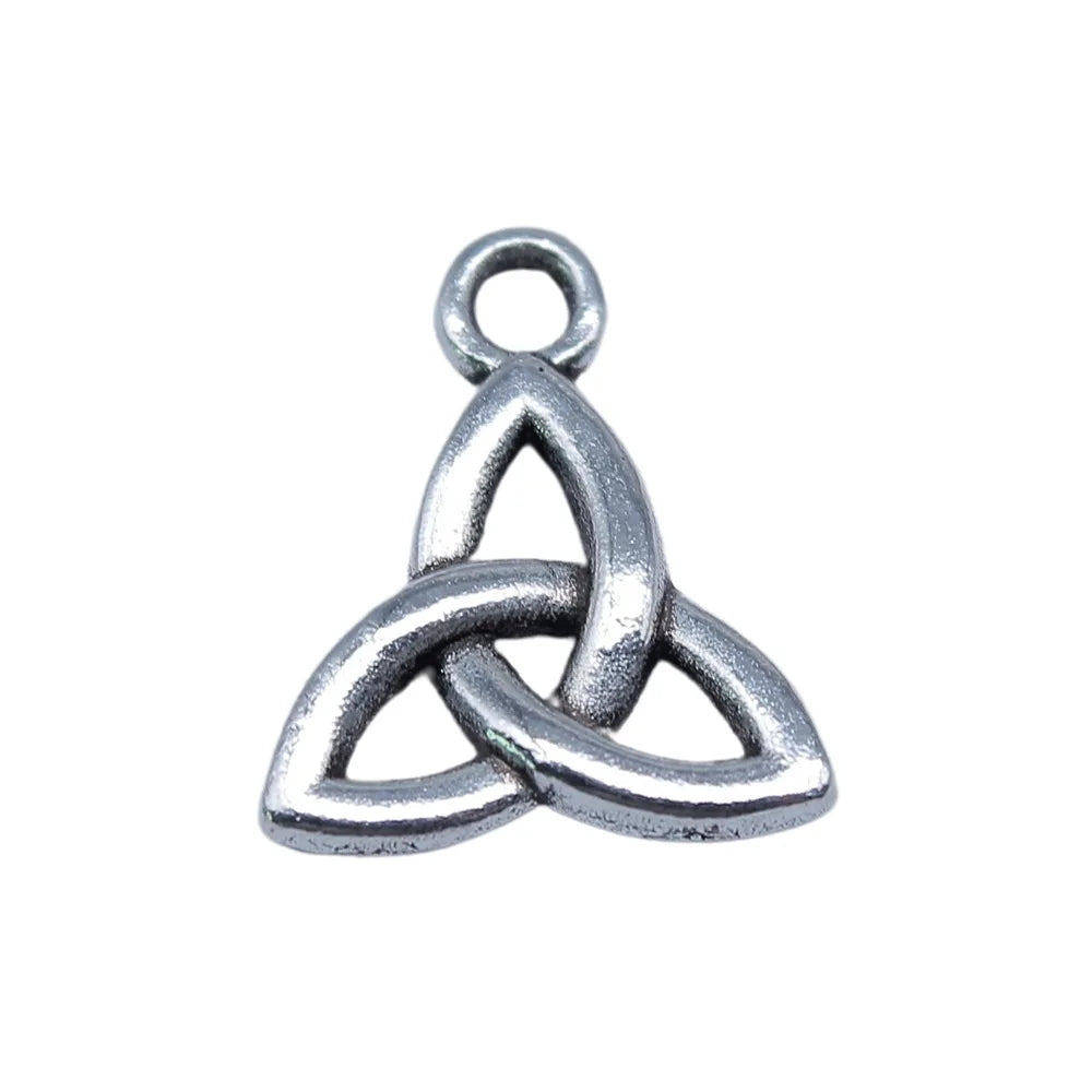 12x14mm 0.7g Antique Silver Zinc Alloy Celtic Knot Charm Pendant for DIY Jewelry Making