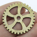 40mm 5.4g Multi-Color Zinc Alloy Large Gear Charm Pendant for Necklace Bracelet DIY Jewelry Making