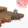 28x23MM Antique Silver Zinc Alloy Heart Charm Pendant for DIY Necklace Bracelet Jewelry Making