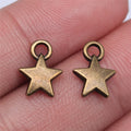 9mm 0.5g Multicolor Zinc Alloy Small Star Charm Pendant for DIY Necklace Bracelet Jewelry Making