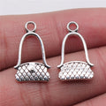12x20mm 0.8g Multi-Color Zinc Alloy Ladies Handbag Charm Pendant for Necklace Bracelet DIY Jewelry Making