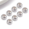 Silicone Flat Wheel Spacer Positioning Beads for DIY Bracelets Necklaces Bangles