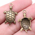27x17mm 1.5g Multicolor Zinc Alloy Sea Turtle Charm Pendant for DIY Necklace Bracelet Jewelry Making
