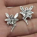 15x21mm 1g Multicolor Zinc Alloy Angel Figure Charm Pendant for DIY Necklace Bracelet Making