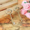 Zinc Alloy Heart Key Charm Pendant for DIY Necklace Bracelet Jewelry Making