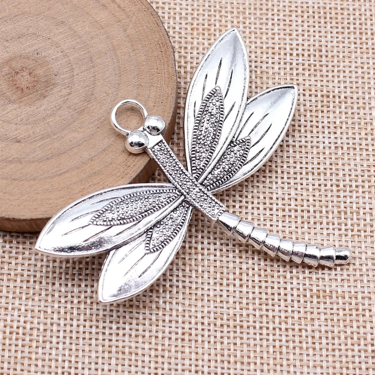 67x59mm 9.4g Multicolor Zinc Alloy Dragonfly Charm Pendant for DIY Necklace Bracelet Jewelry Making