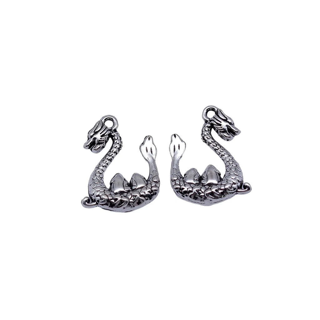 21x16mm 2.3g Antique Silver Zinc Alloy Dragon Boat Zongzi Charm Pendant for Festival Jewelry