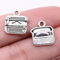 15x14mm 1.56g Antique Silver Zinc Alloy Typewriter Charm Pendant for DIY Necklace Bracelet Making