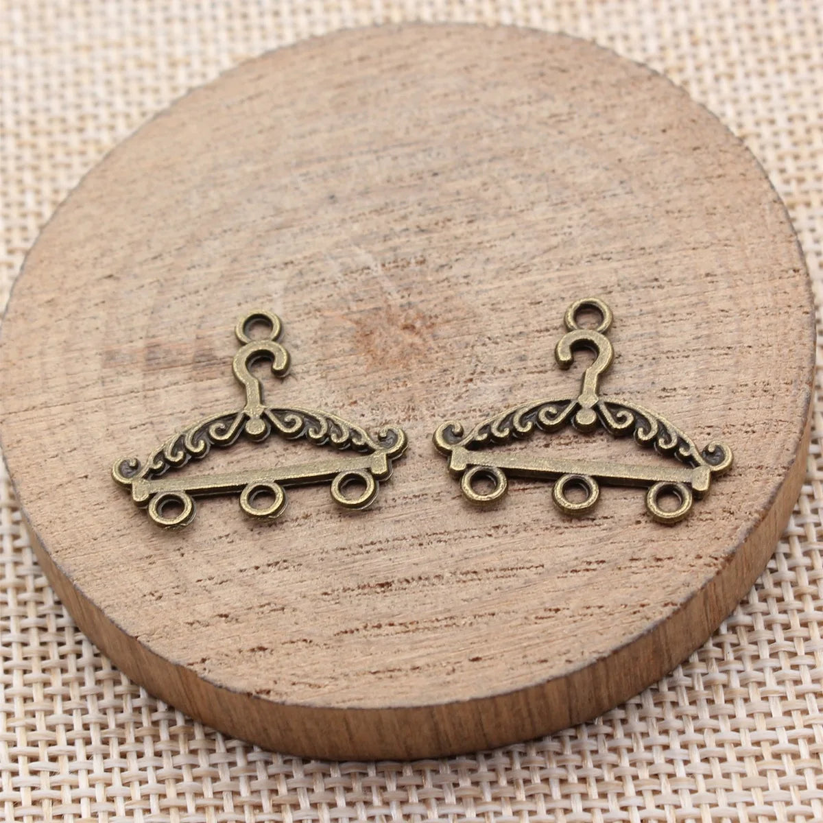 23x20mm 0.8g Multicolor Zinc Alloy Hanger Earring Connector Charm for DIY Earring Jewelry Making