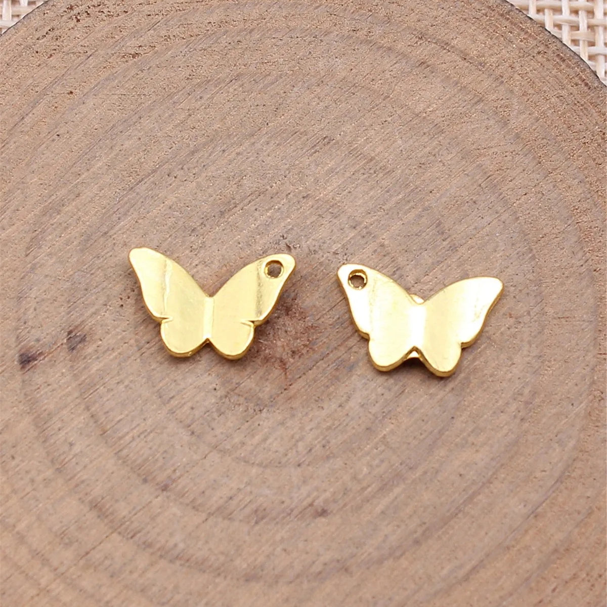 13x8mm 0.45g Multicolor Zinc Alloy Butterfly charm pendant for earrings bracelet DIY jewelry making