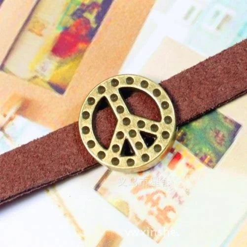 17MM Zinc Alloy Round Loose Metal Spacer Beads for DIY Jewelry Making
