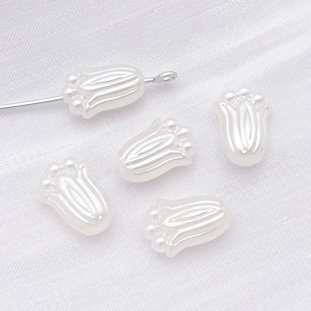 Acrylic Butterfly Shell Heart Double Sided Loose Spacer Beads for DIY Jewelry Accessories