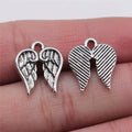 15x17mm 1.3g Zinc Alloy Wing Charm Pendants for DIY Bracelet Necklace Jewelry Making
