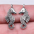 23x11mm 1.3g Antique Silver Zinc Alloy Seahorse Charm Pendant for DIY Necklace Bracelet Jewelry Making