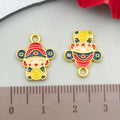 Zinc Alloy Antique Gold God of Wealth Large Hole Loose Bead for Bracelet Necklace DIY